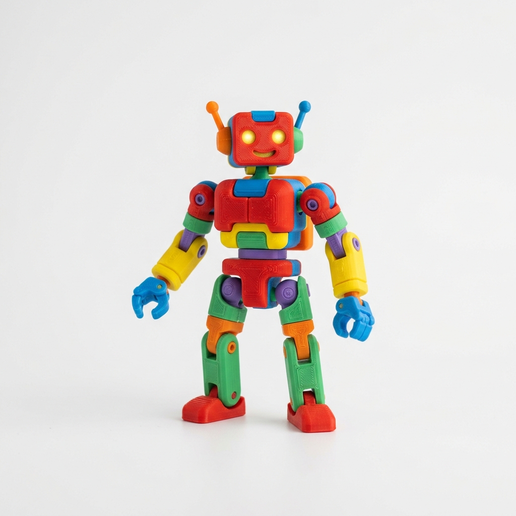 Figura 3D colorida impresa con Bambu Lab